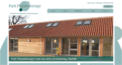 Desktop Screenshot of parkphysiotherapy.co.uk